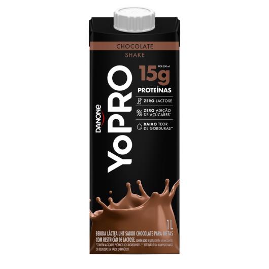 YoPRO Bebida Láctea UHT Chocolate 15g de proteínas 1L - Imagem em destaque