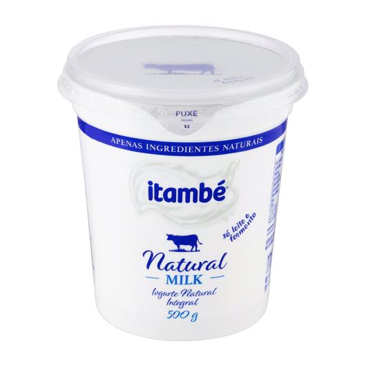 Iogurte Integral Itambé Natural Milk Pote 500g - Imagem em destaque