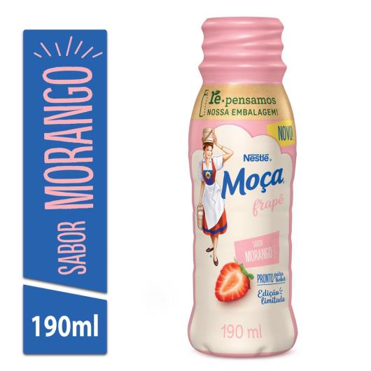 Bebida Láctea MOÇA Frapê Morango 190ml - Imagem em destaque