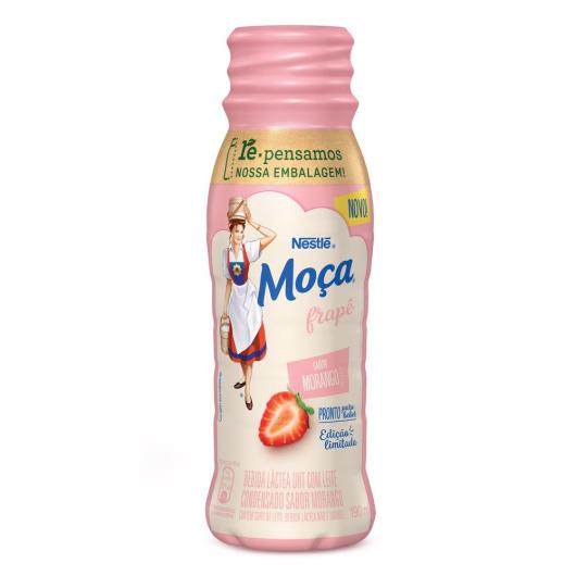 Bebida Láctea MOÇA Frapê Morango 190ml - Imagem em destaque