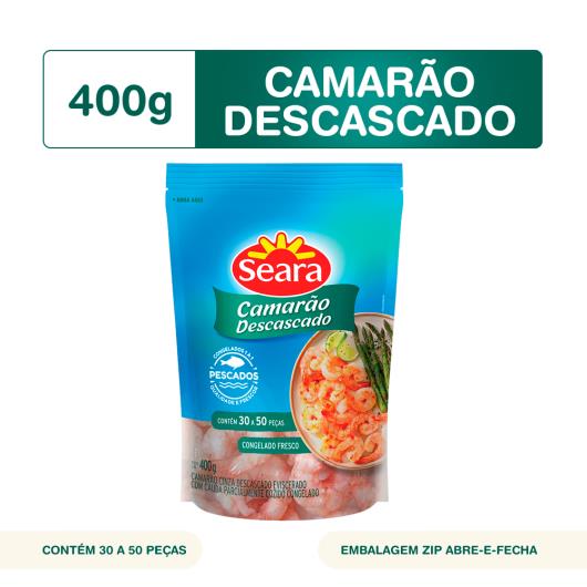 Camarão descascado 30/50 Seara Pescados 400g - Imagem em destaque