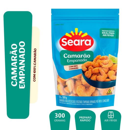 Camarão empanado Seara Pescados IQF 300g - Imagem em destaque