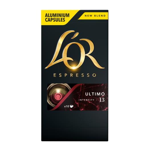 Café em Cápsula Torrado e Moído Espresso Ultimo L'or Intensity 13 Caixa 52g 10 Unidades - Imagem em destaque