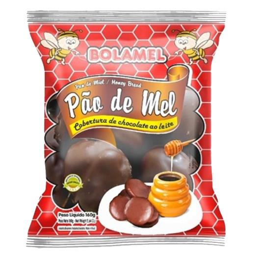 Pão de Mel Bolamel Cobertura de Chocolate ao leite 160g - Imagem em destaque