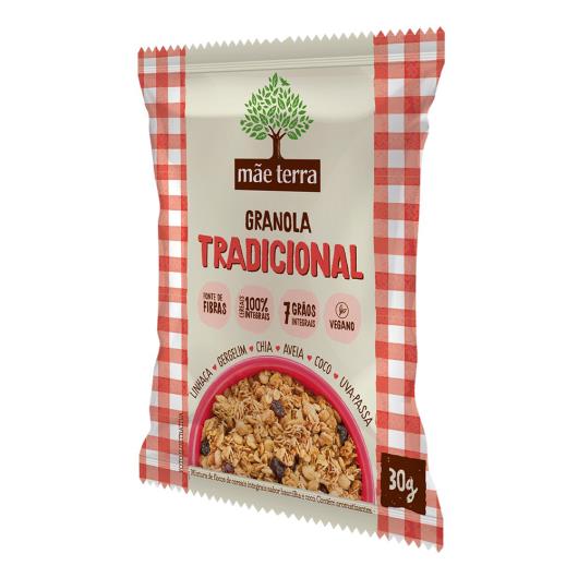 Granola Tradicional 7 Grãos Integrais Mãe Terra Pacote 30g - Imagem em destaque
