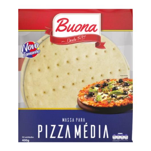Massa Buona Pizza Media 400g Com 2 Unidades - Imagem em destaque