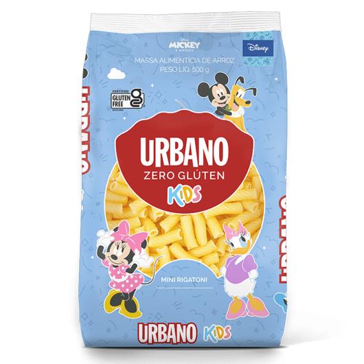 Massa de arroz kids mini rigatoni Urbano Zero Glúten 500g - Imagem em destaque