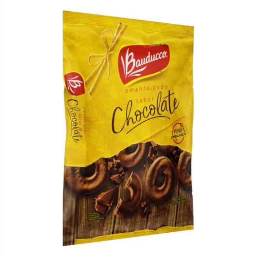 Biscoito Amanteigado Chocolate Bauducco Pacote 335g Embalagem Econômica - Imagem em destaque