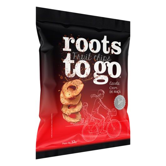 Chips de Maçã Canela Roots To Go Pacote 32g - Imagem em destaque