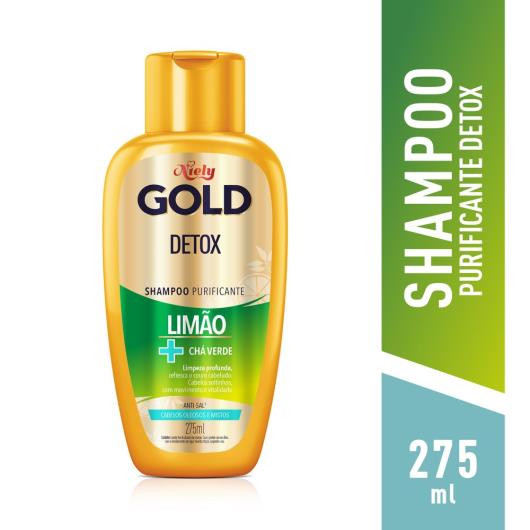 Shampoo Niely Gold Detox Limão 275ML - Imagem em destaque