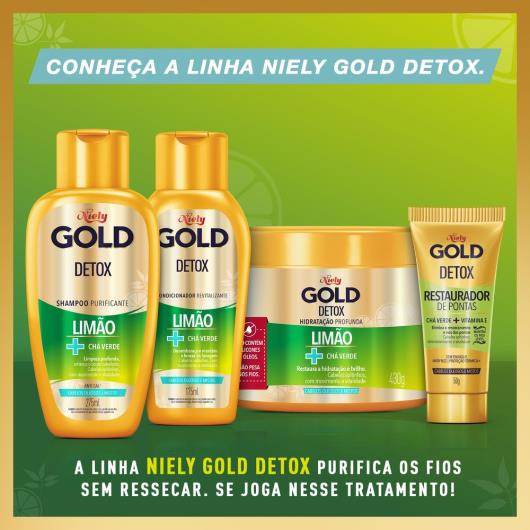 Shampoo Niely Gold Detox Limão 275ML - Imagem em destaque