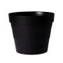 Vaso Veneza Preto 20X17CM West Garden