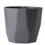 Vaso Cachepot Diamante 16X15CM Cinza West Garden