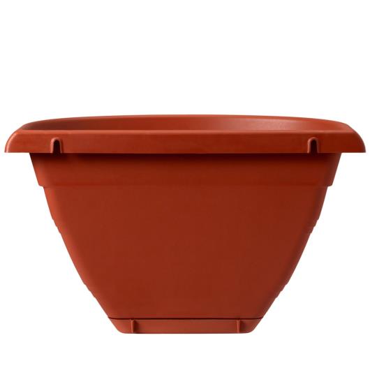Vaso Porto Parede Terracota 30 CM Com Prato - Imagem em destaque