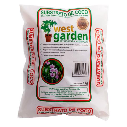 Substrato coco West Garden 1kg - Imagem em destaque