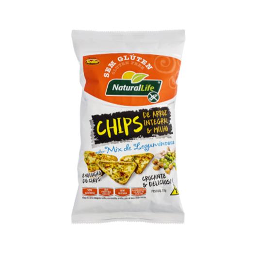 Chips Crocante Mix de Leguminosas sem Glúten Natural Life Pacote 70g - Imagem em destaque