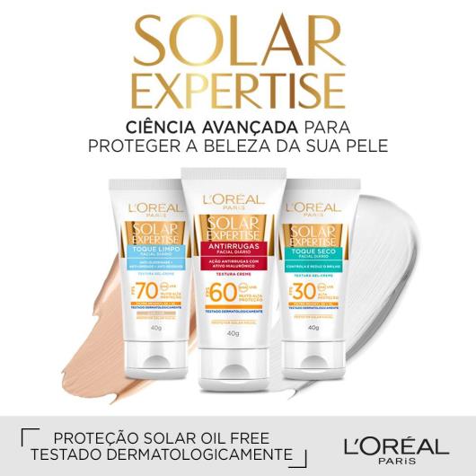 Protetor Solar Facial L'Oréal Paris Solar Expertise Antirrugas FPS60 40g - Imagem em destaque