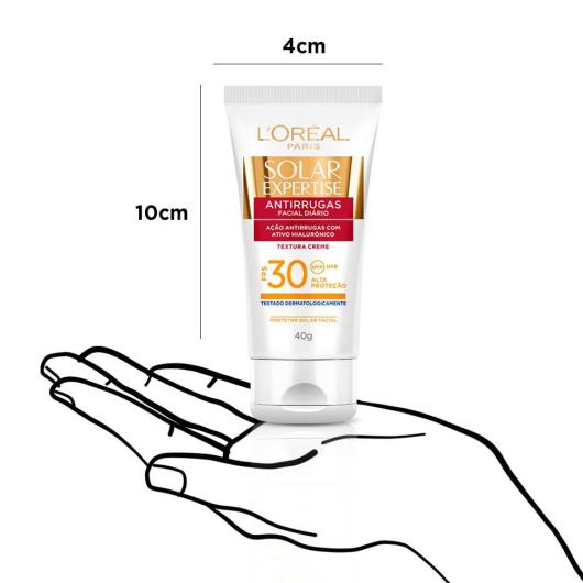 Protetor Solar Facial L'Oréal Paris Solar Expertise Antirrugas FPS 30 40g - Imagem em destaque