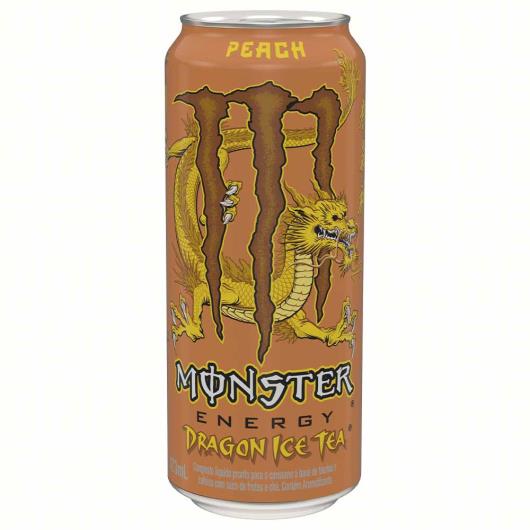 Energético Peach Monster Dragon Ice Tea Lata 473ml - Imagem em destaque