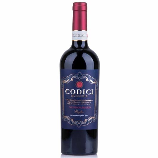 Vinho Italiano Tinto Codici Negroamaro Puglia 750ML - Imagem em destaque