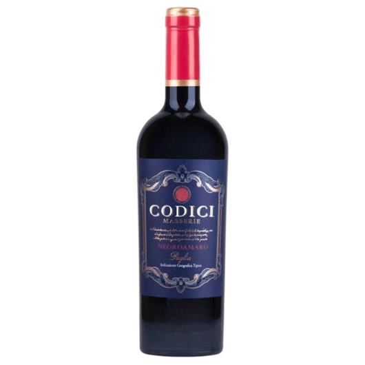 Vinho italiano negro tinto Puglia 750ml - Imagem em destaque