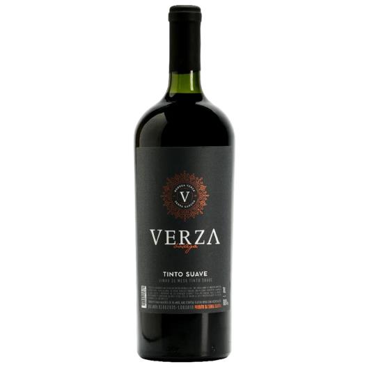 Vinho tinto suave Verza 1 Litro - Imagem em destaque