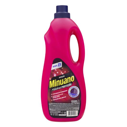 Amaciante de Roupa Diluído Sedução Minuano Máxima Proteção Frasco 2l - Imagem em destaque
