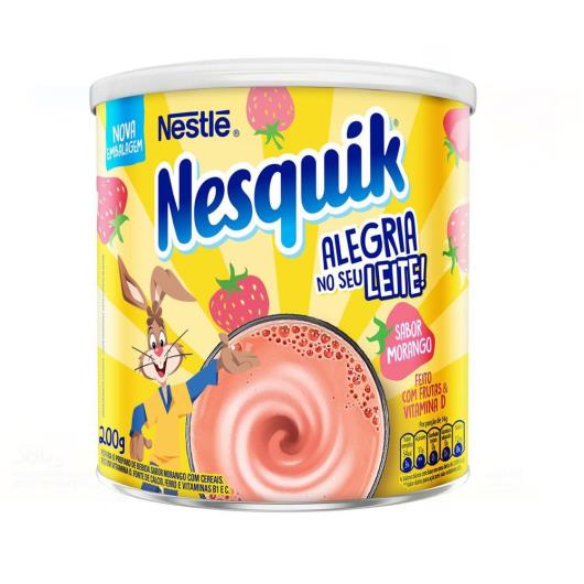 Achocolatado em Pó NESQUIK Morango 200g - Imagem em destaque