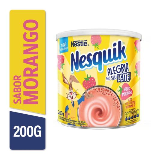 Achocolatado em Pó NESQUIK Morango 200g - Imagem em destaque