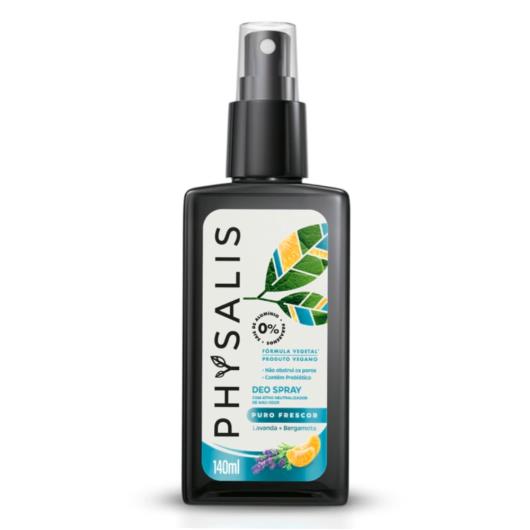 Desodorante Deo Spray Puro Frescor Lavanda e Bergamota Physalis 140ml - Imagem em destaque