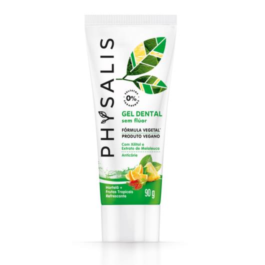 Gel Dental Physalis 90g - Hortelã e Frutas Tropicais Sem Flúor - Imagem em destaque