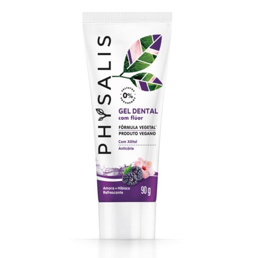 Gel Dental Physalis 90g - Amora e Hibisco Com Flúor - Imagem em destaque