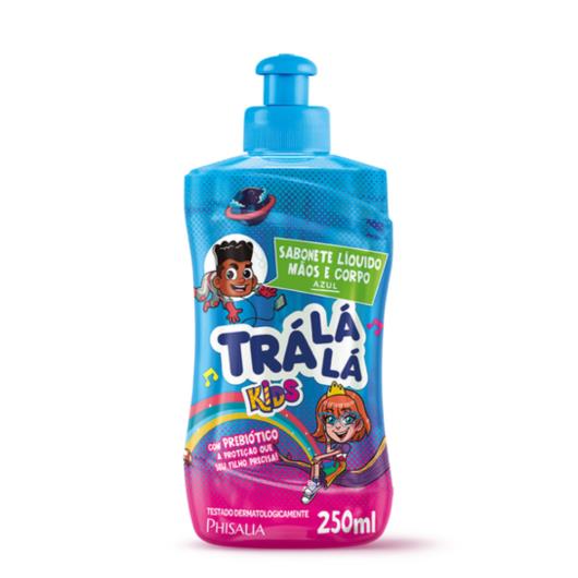 Sabonete Liquido Azul Mãos e Corpo Trá Lá Lá Kids 250ml - Imagem em destaque