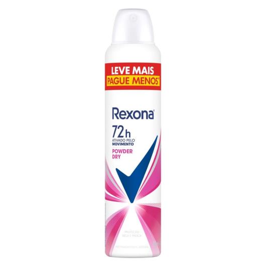 Desodorante Antitranspirante Aerosol Rexona Powder Dry 250 ml - Imagem em destaque