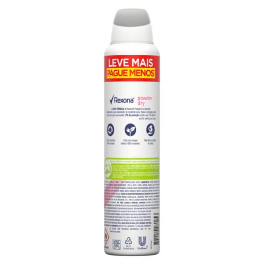 Antitranspirante Aerossol Powder Dry Rexona 250ml Leve Mais Pague Menos - Imagem em destaque