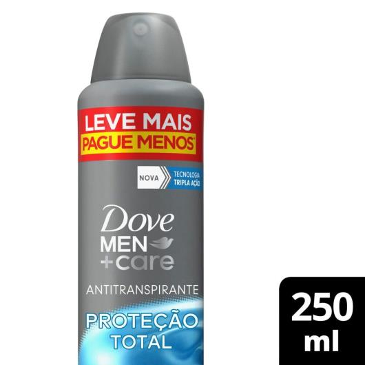 Antitranspirante Aerossol Proteção Total Dove Men+Care 250ml Leve Mais Pague Menos - Imagem em destaque