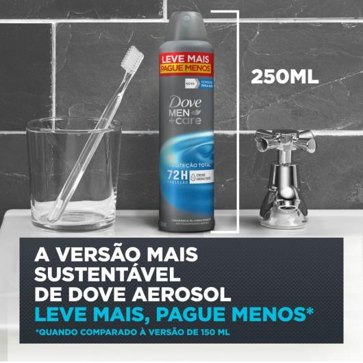 Antitranspirante Aerossol Proteção Total Dove Men+Care 250ml Leve Mais Pague Menos - Imagem em destaque