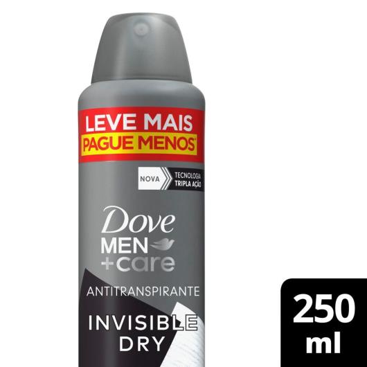 Antitranspirante Aerossol Invisible Dry Dove Men+Care 250ml Leve Mais Pague Menos - Imagem em destaque