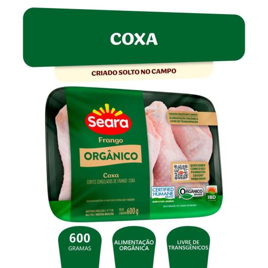 Coxa Seara Orgânico Congelada bandeja 600g - Imagem em destaque