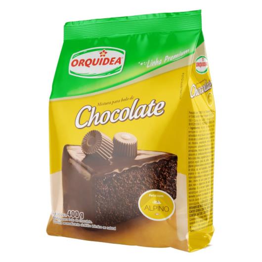 Mistura para Bolo Chocolate Orquídea Premium Pacote 400g - Imagem em destaque