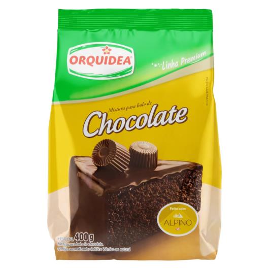 Mistura para Bolo Chocolate Orquídea Premium Pacote 400g - Imagem em destaque