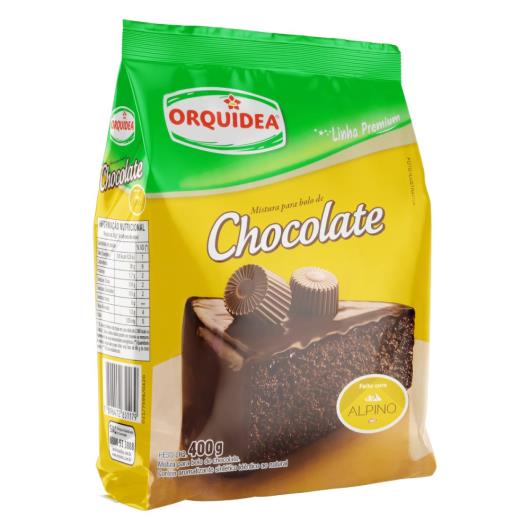 Mistura para Bolo Chocolate Orquídea Premium Pacote 400g - Imagem em destaque