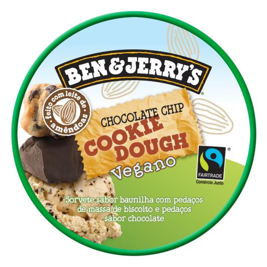 Sorvete Vegano Chocolate Chip Cookie Dough Ben & Jerry's Pote 458ml - Imagem em destaque