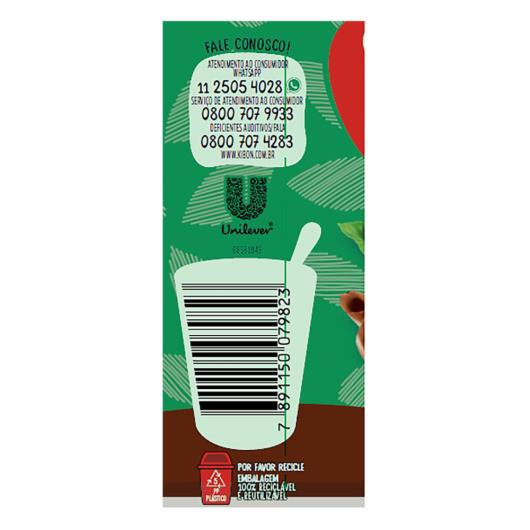 Sorvete Vegano Chocolate com Pedaços de Avelã Zero Lactose Kibon Pote 800ml - Imagem em destaque