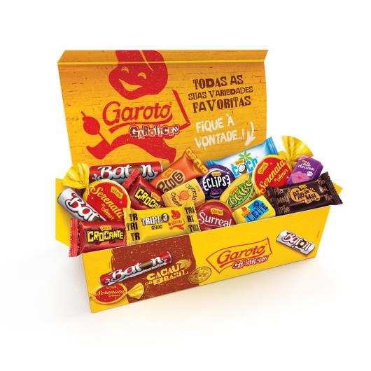 Bombom GAROTO Sortido Caixa 250g Sonda Supermercado Delivery