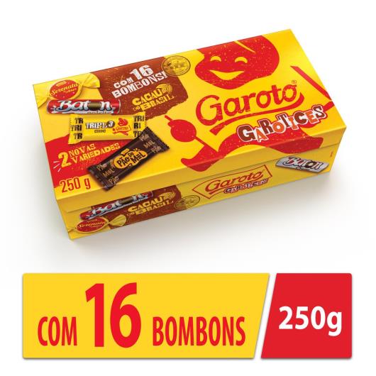 Bombom GAROTO Sortido Caixa 250g - Imagem em destaque