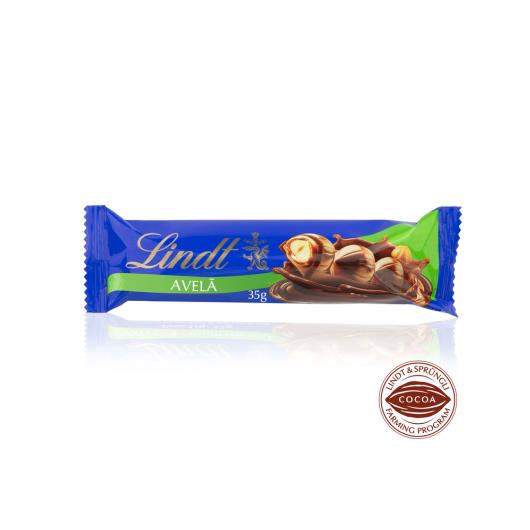 Chocolate Lindt Nocciolatte Ao Leite com Avelãs 35g - Imagem em destaque