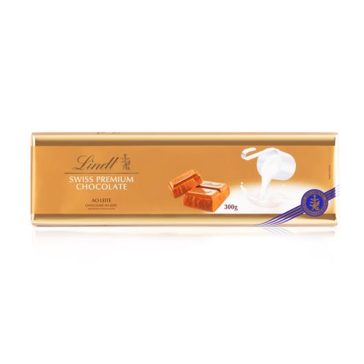 Chocolate Lindt Gold Bar Tablete Ao Leite 300g - Imagem em destaque