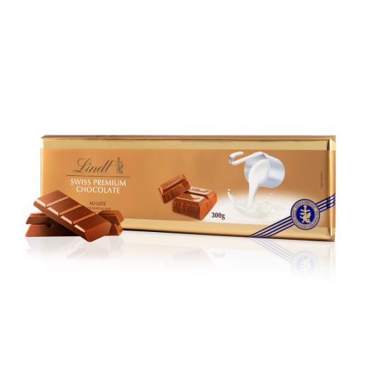 Chocolate Lindt Gold Bar Tablete Ao Leite 300g - Imagem em destaque