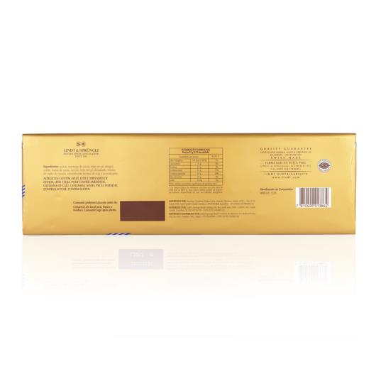 Chocolate Lindt Gold Bar Tablete Ao Leite com Avelãs 300g - Imagem em destaque